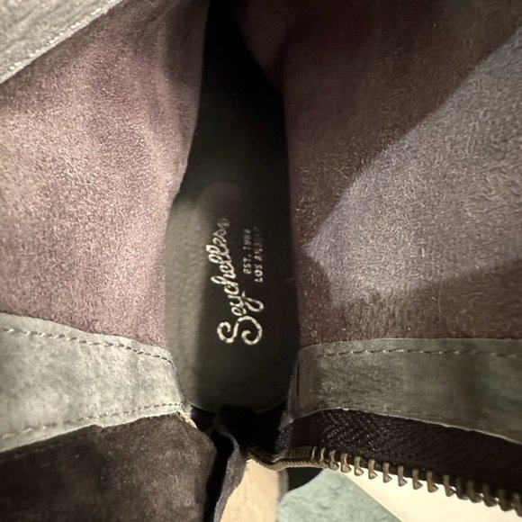 Seychelles ankle boot in black suede size 8.5 - Picture 6 of 7